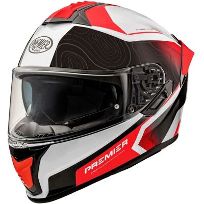 Casco moto multicolore Premier DK 2 BM Casco moto multicolore Premier DK 2 BM