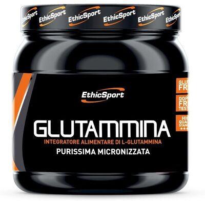 Ethicsport Glutammina Micronizzata 300G - Integratore alimentare per sportivi Ethicsport Glutammina Micronizzata 300G - Integratore alimentare per sportivi