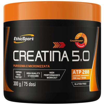 Creatina Ethicsport 5.0 - Per Allenamenti Intensivi - 300g Creatina Ethicsport 5.0 - Per Allenamenti Intensivi - 300g
