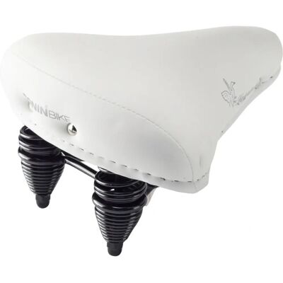 Selle Montegrappa Laguna Citybike Blanc - Selle de vélo - Publicité Selle Montegrappa Laguna Citybike Blanc - Selle de vélo - Publicité
