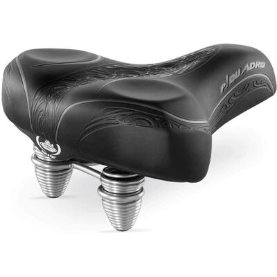 Selle Citybike Montegrappa - Double ressort, Flex Pu, 280x235 mm - Publicité Selle Citybike Montegrappa - Double ressort, Flex Pu, 280x235 mm - Publicité