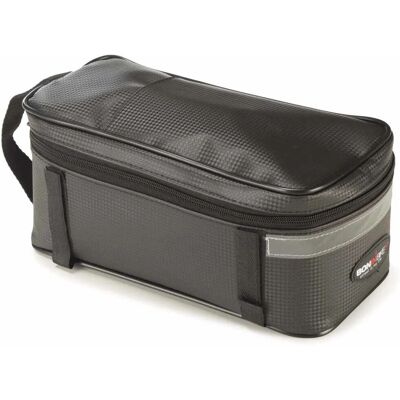 Bonin Top Case - Acier Réfléchissant Look Carbone - 29x17x12cm - Publicité Bonin Top Case - Acier Réfléchissant Look Carbone - 29x17x12cm - Publicité