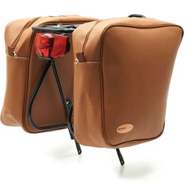 Bonin Borse Laterali in Similpelle Miele - 33x11x34cm Bonin Borse Laterali in Similpelle Miele - 33x11x34cm