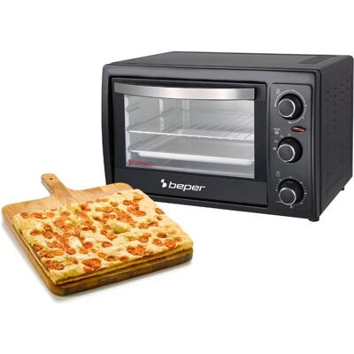 Beper 90.883 - Schwarz - Elektrischer Mini-Backofen Beper 90.883 - Schwarz - Elektrischer Mini-Backofen