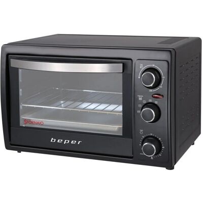 Beper 90.884 - Schwarz - Elektrischer Minibackofen Beper 90.884 - Schwarz - Elektrischer Minibackofen