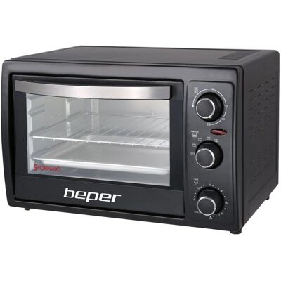 Beper 90.886 - Schwarz - Elektrischer Mini-Backofen Beper 90.886 - Schwarz - Elektrischer Mini-Backofen