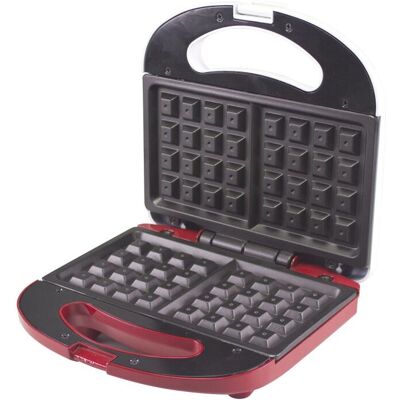BEPER BT.602H - Rosso - Piastra per waffle BEPER BT.602H - Rosso - Piastra per waffle