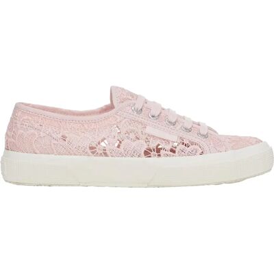 SUPERGA 2750 MACRAME Rosa Sportliche Sneaker SUPERGA 2750 MACRAME Rosa Sportliche Sneaker