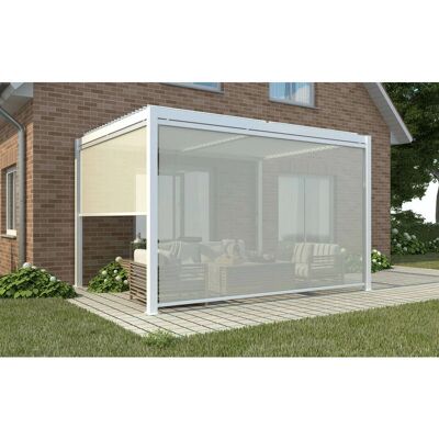 Gardeness - Pannello Bioclim Pergola - Bianco - Textilene - Side Panel Gardeness - Pannello Bioclim Pergola - Bianco - Textilene - Side Panel