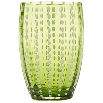 Zafferano Perle Bicchiere Mela Verde - Vetro Zafferano Perle Bicchiere Mela Verde - Vetro