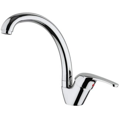 Paini – Rubinetto Cucina Cromato Leva laterale Design moderno Paini – Rubinetto Cucina Cromato Leva laterale Design moderno