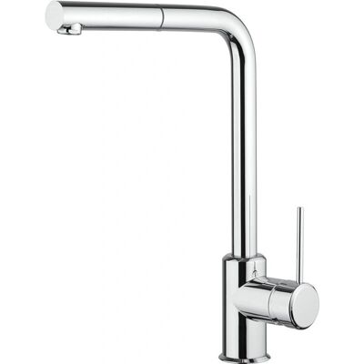 Paini France - Rubinetto Cucina AM10023CR - Asta estraibile, Installazione monoforo - Rubinetto da Cucina Paini France - Rubinetto Cucina AM10023CR - Asta estraibile, Installazione monoforo - Rubinetto da Cucina