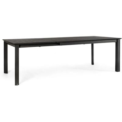 Tavolo estensibile da esterno in alluminio Konnor - Marrone - 240cm Tavolo estensibile da esterno in alluminio Konnor - Marrone - 240cm