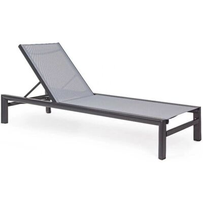 Letto relax Bizzotto - Schienale regolabile - Alluminio & Textilene Letto relax Bizzotto - Schienale regolabile - Alluminio & Textilene