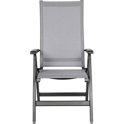 Bizzotto - Sedia a dondolo da giardino - Regolabile in 5 posizioni - Alluminio/Textilene Bizzotto - Sedia a dondolo da giardino - Regolabile in 5 posizioni - Alluminio/Textilene