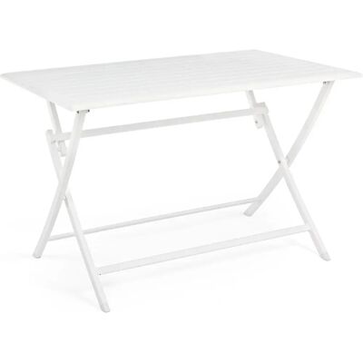 Mesa Plegable de Aluminio Elin - Jardín y Veranda - 110x70cm Mesa Plegable de Aluminio Elin - Jardín y Veranda - 110x70cm