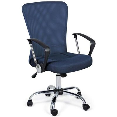 Silla de oficina Brisbane de tela azul - Webmarketpoint Silla de oficina Brisbane de tela azul - Webmarketpoint