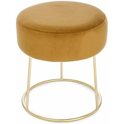 Bizzotto Clarissa Pouf in Velluto - Arredamento Moderno Bizzotto Clarissa Pouf in Velluto - Arredamento Moderno