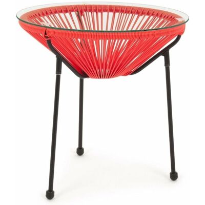 BIZZOTTO Modernes Gartenset mit synthetischer Faser, 50cm Tisch BIZZOTTO Modernes Gartenset mit synthetischer Faser, 50cm Tisch
