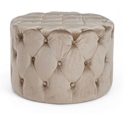 BIZZOTTO Lorella Pouf - Velluto, Legno di Pino, Design Moderno BIZZOTTO Lorella Pouf - Velluto, Legno di Pino, Design Moderno