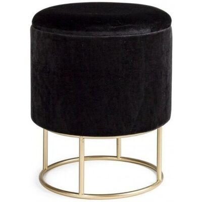 BIZZOTTO Bizzotto Polina Poggiapiede - Velluto, Gambe Dorate, 34,5x45cm - Pouf BIZZOTTO Bizzotto Polina Poggiapiede - Velluto, Gambe Dorate, 34,5x45cm - Pouf