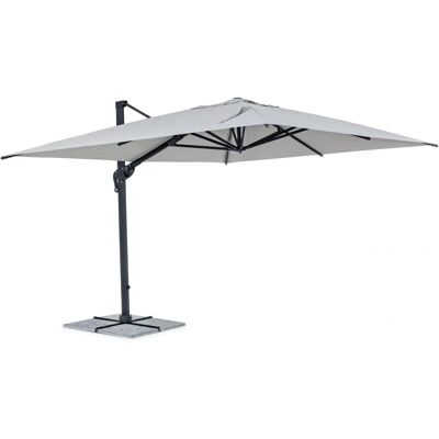 BIZZOTTO Ines 3x4 Ombrellone da Giardino - Antracite Grigio Chiaro BIZZOTTO Ines 3x4 Ombrellone da Giardino - Antracite Grigio Chiaro