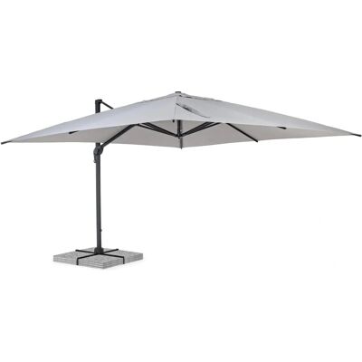 Ombrellone da giardino BIZZOTTO Ines 4x4m - Girevole in alluminio regolabile Ombrellone da giardino BIZZOTTO Ines 4x4m - Girevole in alluminio regolabile