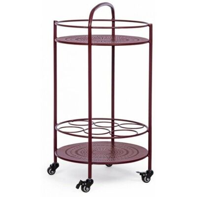 Carrello in Acciaio Bizzotto - Ø45cm, 81cm altezza Carrello in Acciaio Bizzotto - Ø45cm, 81cm altezza