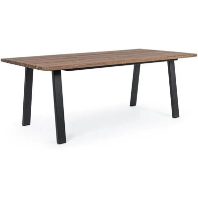 Table d'extérieur Oslo de Bizzotto - 200x100cm - Anthracite - Mobilier de Jardin - Publicité Table d'extérieur Oslo de Bizzotto - 200x100cm - Anthracite - Mobilier de Jardin - Publicité