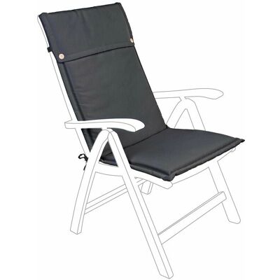 Bizzotto - Cushion - Antracite - 50 x 120 cm - Lounge chair cushion Bizzotto - Cushion - Antracite - 50 x 120 cm - Lounge chair cushion