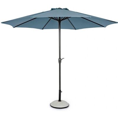 Bizzotto Kalife Parasol Rond Bleu - Patio Umbrella - Publicité Bizzotto Kalife Parasol Rond Bleu - Patio Umbrella - Publicité