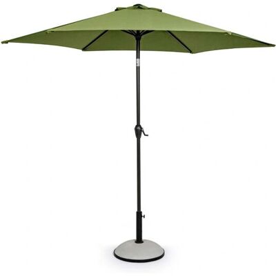 Parasol Bizzotto Kalife 300cm Olive - Rond, Pote en aluminium - Publicité Parasol Bizzotto Kalife 300cm Olive - Rond, Pote en aluminium - Publicité