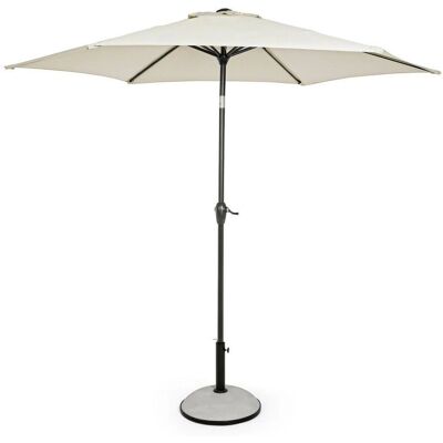 Ombrellone rotondo Bizzotto KALIFE - 270cm polyester ecru Ombrellone rotondo Bizzotto KALIFE - 270cm polyester ecru