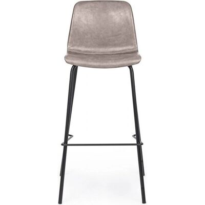 BIZZOTTO Kyra Tabouret de Bar - Design Moderne 43x43x94cm - Beige/Nero - Publicité BIZZOTTO Kyra Tabouret de Bar - Design Moderne 43x43x94cm - Beige/Nero - Publicité