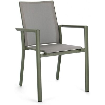 Webmarketpoint Silla Konnor para Exterior - Apilable, Aluminio, 2 Piezas Webmarketpoint Silla Konnor para Exterior - Apilable, Aluminio, 2 Piezas