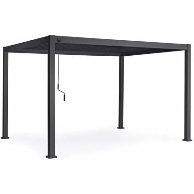 Pérgola de aluminio Bizzotto 3x4m con techo de lamas ajustable - Pérgola Pérgola de aluminio Bizzotto 3x4m con techo de lamas ajustable - Pérgola