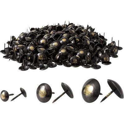 Ipea pointes - BS0801614 - Ensemble de 500 clous métalliques - Bronze et or - 14 x 12 mm - Publicité Ipea pointes - BS0801614 - Ensemble de 500 clous métalliques - Bronze et or - 14 x 12 mm - Publicité
