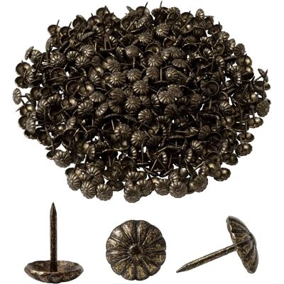 Chiodi decorativi per tappezzeria Ipea - 200 Spilli a forma di fiore - Made in Italy Chiodi decorativi per tappezzeria Ipea - 200 Spilli a forma di fiore - Made in Italy