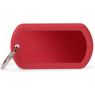 My family Medaglietta - 49x27 mm alluminio rosso My family Medaglietta - 49x27 mm alluminio rosso