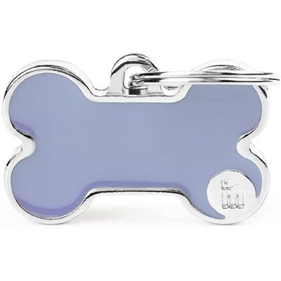MyFamily - Osso Basic - Lilla - S - Targhetta per cane MyFamily - Osso Basic - Lilla - S - Targhetta per cane