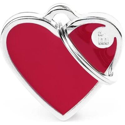 MyFamily BH50SHRED - Rouge Cœur Zamak Étiquette pour Animaux - Publicité MyFamily BH50SHRED - Rouge Cœur Zamak Étiquette pour Animaux - Publicité