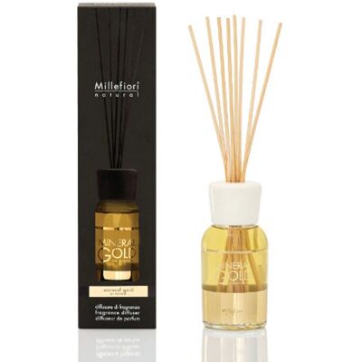 Millefiori - Mineral Gold - Natural - 250 ml - Aromadifuzér Millefiori - Mineral Gold - Natural - 250 ml - Aromadifuzér