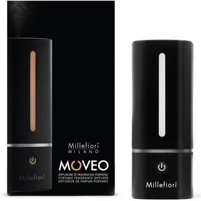 Hordozható illatosító Millefiori Moveo Fekete - Aromadiffuser Hordozható illatosító Millefiori Moveo Fekete - Aromadiffuser