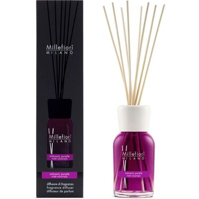 Millefiori Milano - Diffusori a bacchette 250ml Viola vulcanica per uomini e donne - Diffusore di aromi Millefiori Milano - Diffusori a bacchette 250ml Viola vulcanica per uomini e donne - Diffusore di aromi