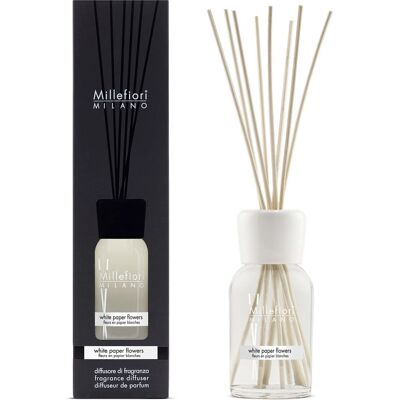 Difuzor de arome Millefiori White Paper Flowers - 250ml - Floral și Lemnos Difuzor de arome Millefiori White Paper Flowers - 250ml - Floral și Lemnos
