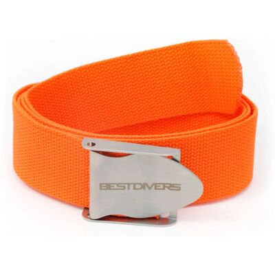 Best Divers - Ceinture de poids avec boucle en acier inoxydable - Orange Best Divers - Ceinture de poids avec boucle en acier inoxydable - Orange
