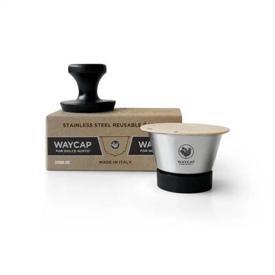 Podstawowy zestaw Waycap 1 stalowa kapsułka do kawy - Wielokrotnego użytku Dolce Gusto Podstawowy zestaw Waycap 1 stalowa kapsułka do kawy - Wielokrotnego użytku Dolce Gusto