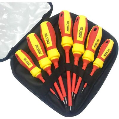 BES - 7690 - Punta magnetica - Impugnatura ergonomica - Set di cacciaviti BES - 7690 - Punta magnetica - Impugnatura ergonomica - Set di cacciaviti