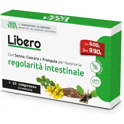 Sanavita Libero 20 Compresse - Integratore per la digestione Sanavita Libero 20 Compresse - Integratore per la digestione