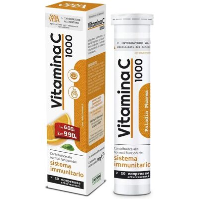 Paladin Sanavita Vitamina C 1000 - Supporto immunitario Effervescente Paladin Sanavita Vitamina C 1000 - Supporto immunitario Effervescente